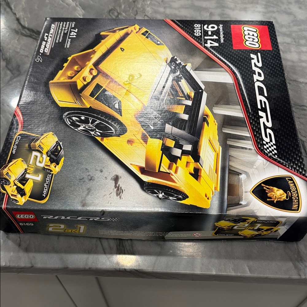 LEGO Lamborghini Racers Yellow Sports Coupe Set - Picture 5 of 7